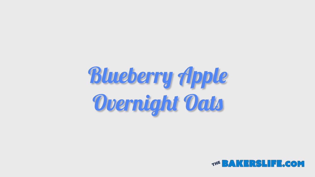 Blueberry Apple Overnight Oats