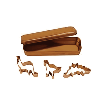 3 Piece Dinosaur Cookie Cutter Set - The Baker's Life