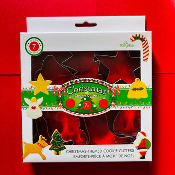 7 Piece Christmas Cookie Cutter Set - The Baker's Life