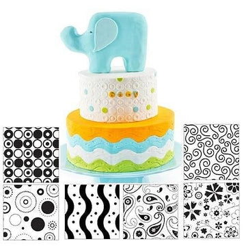Modern Cookie & Cake Texture Sheet Set - The Baker's Life