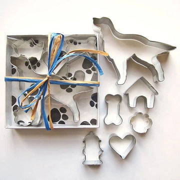 Six Piece Golden Retriever Cookie Cutter Set - The Baker's Life
