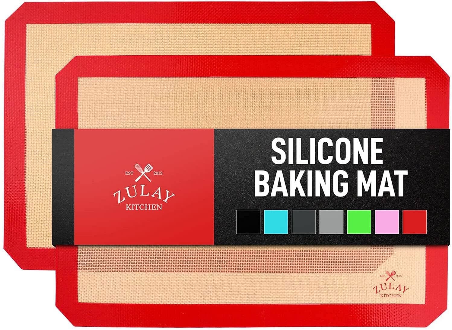 Baking Mat, Fits 2/3 Size Sheet Pan, Silicone, Thundergroup PLBM1520S