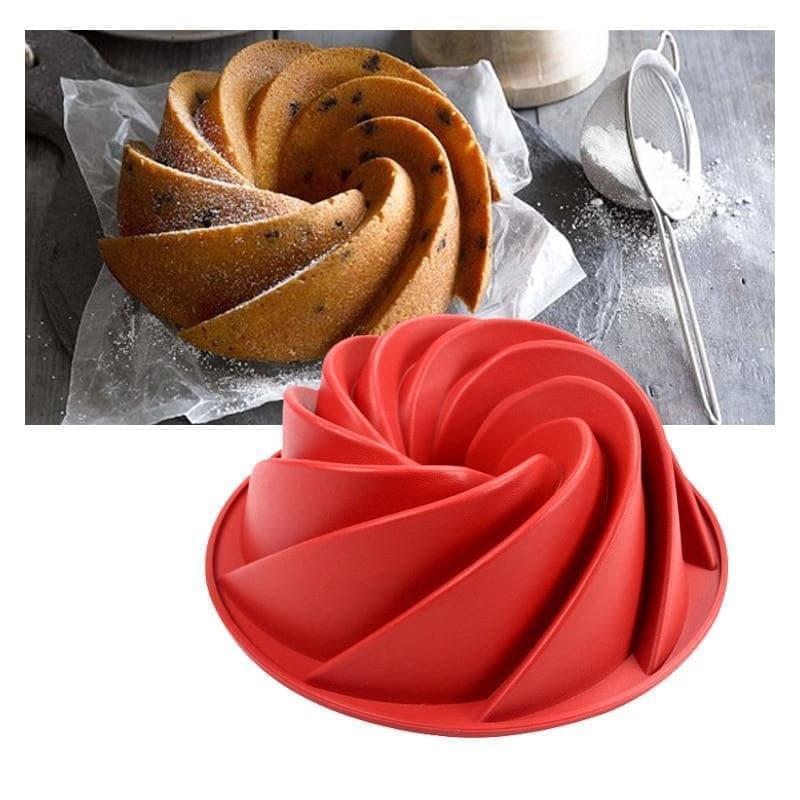 10-inch Silicone Spiral Bundt Pan - The Baker's Life