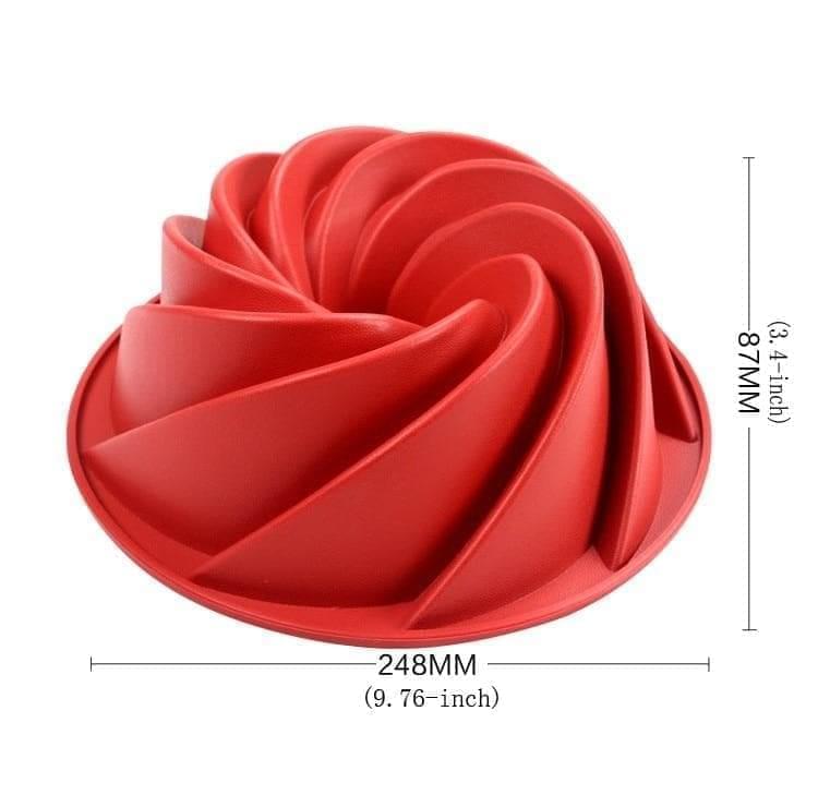 10-inch Silicone Spiral Bundt Pan - The Baker's Life