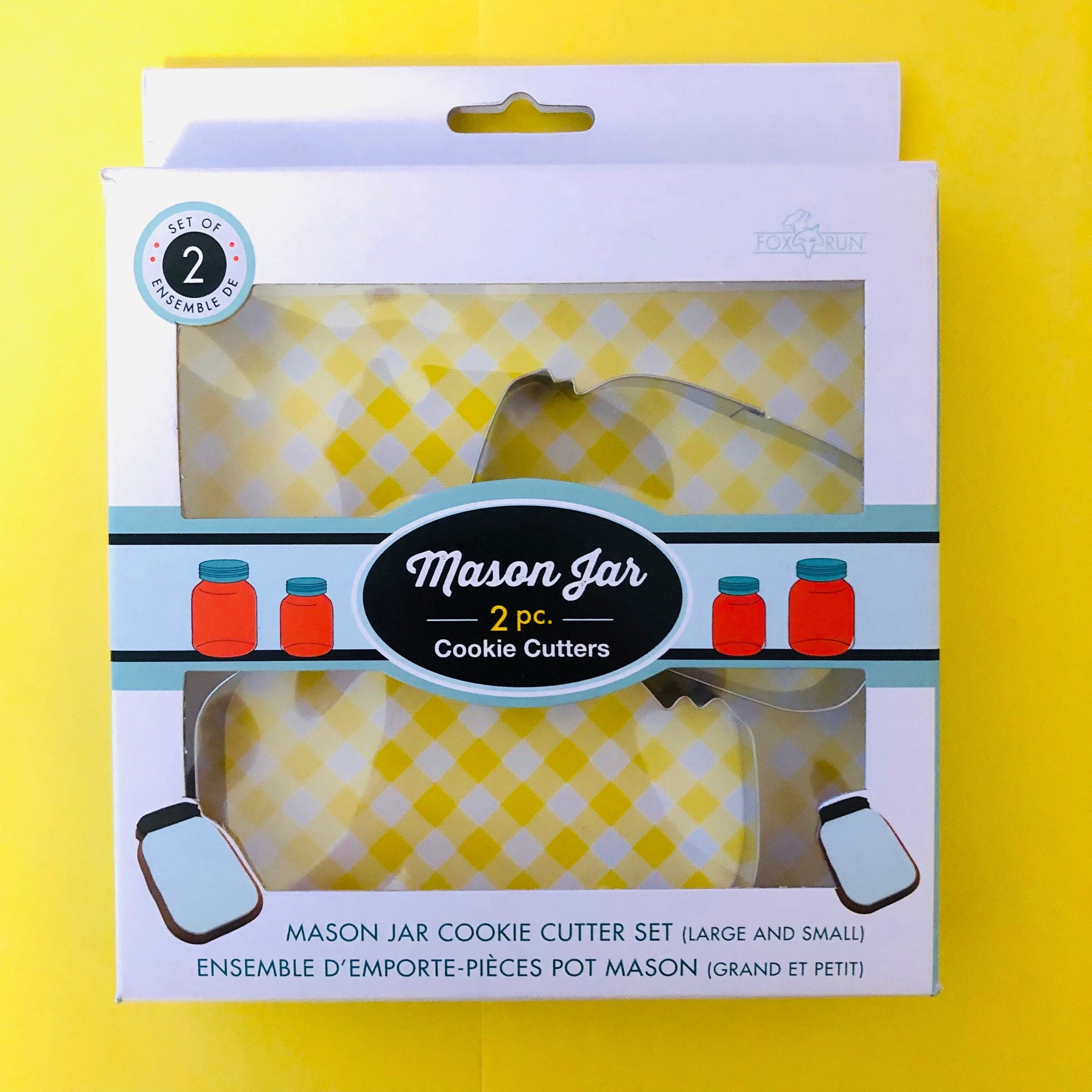 2-Piece Mason Jar Cookie Cutter Set