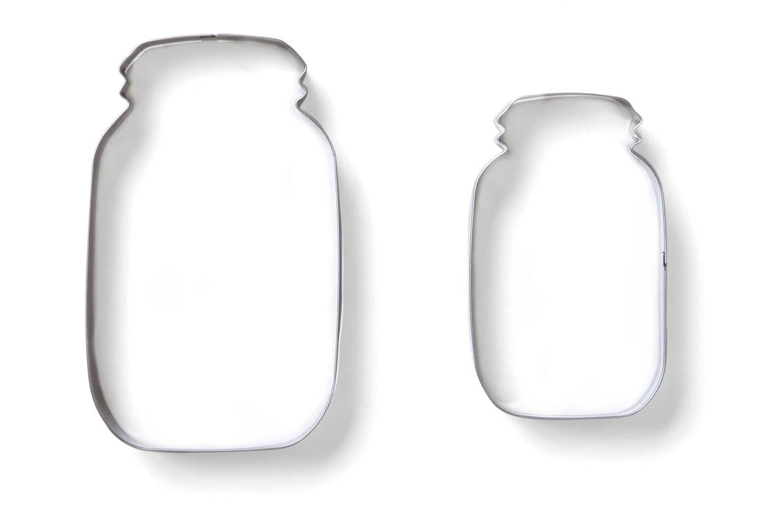 2-Piece Mason Jar Cookie Cutter Set - The Baker's Life