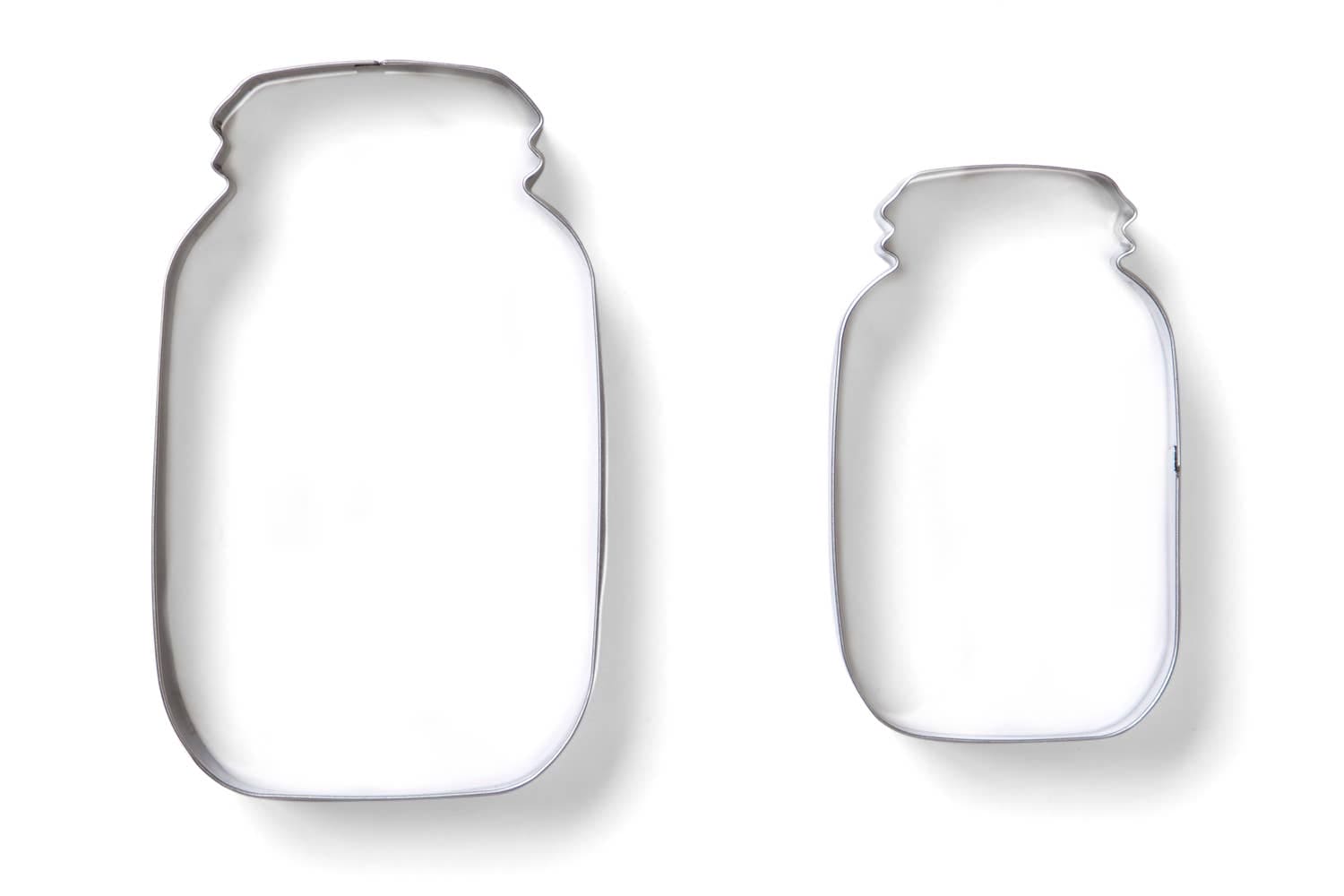 2-Piece Mason Jar Cookie Cutter Set - The Baker's Life