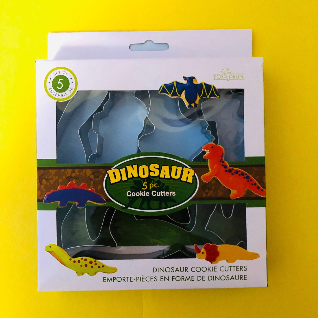 5-Piece Dinosaur Cookie Cutter Set - The Baker's Life