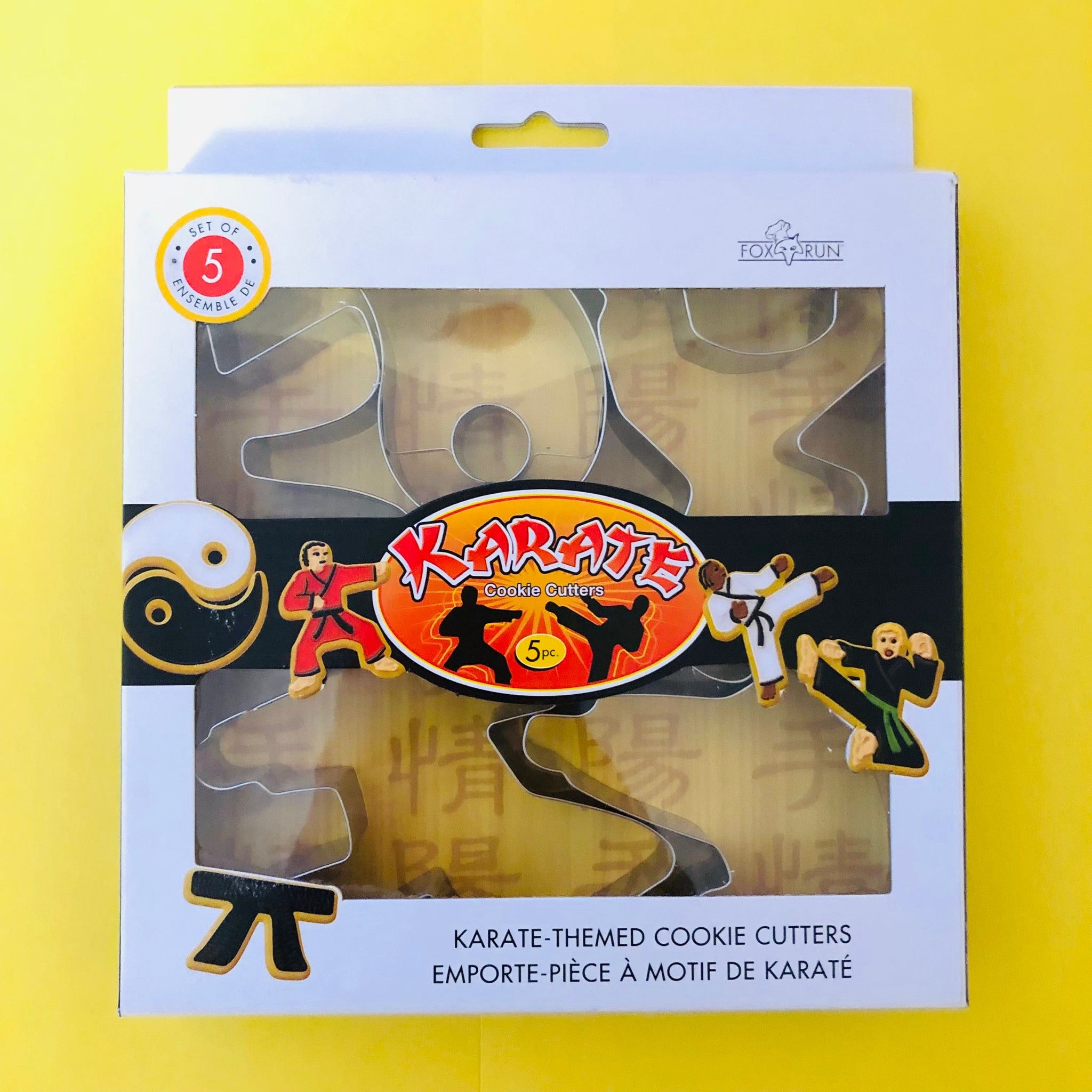 5-Piece Karate Cookie Cutter Set