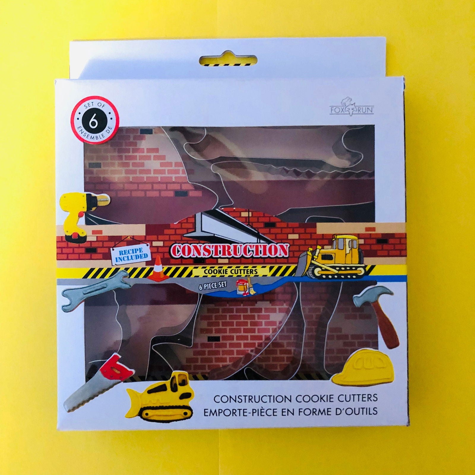 6-Piece Construction Cookie Cutter Set - The Baker's Life