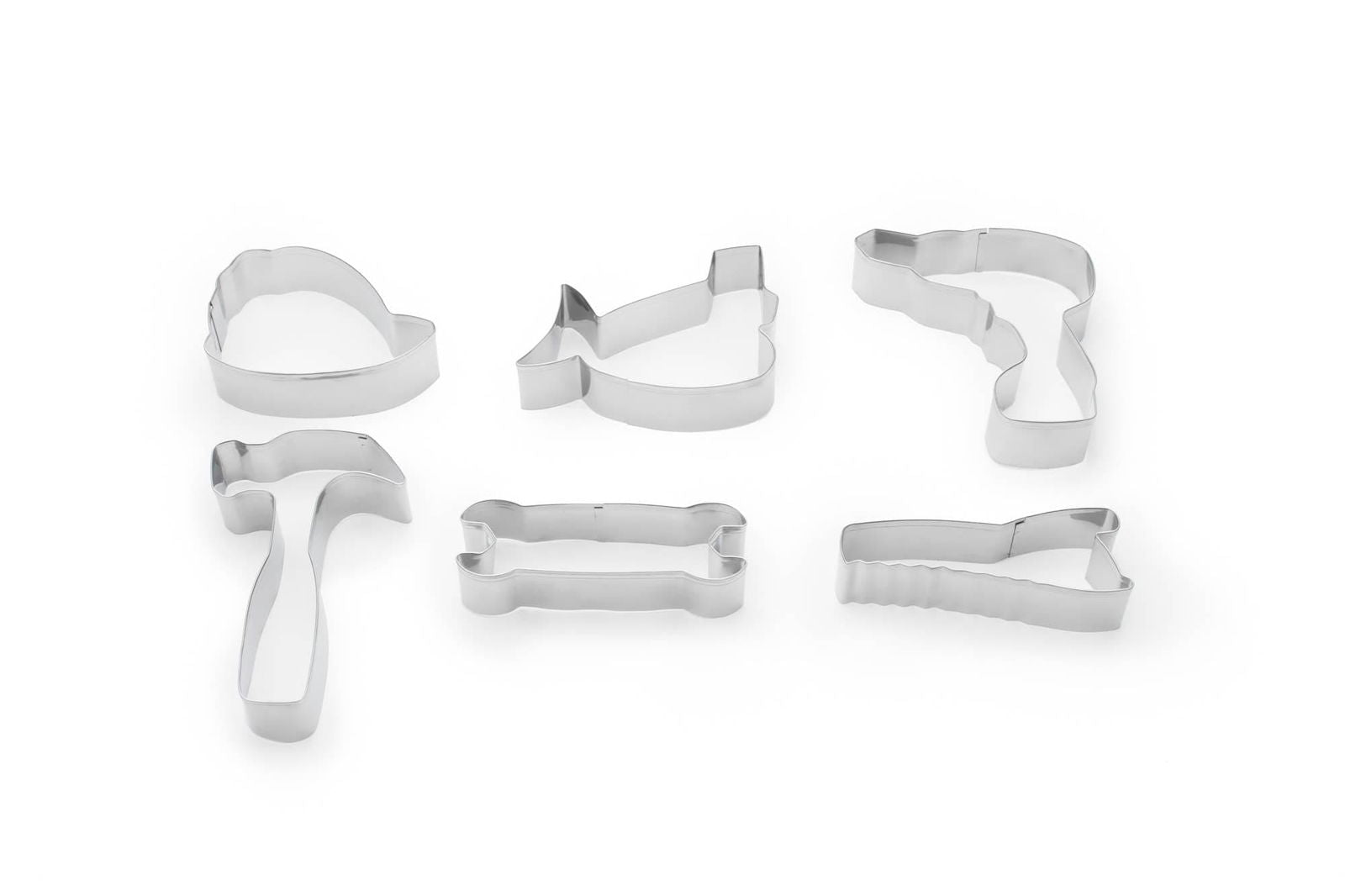 6-Piece Construction Cookie Cutter Set - The Baker's Life