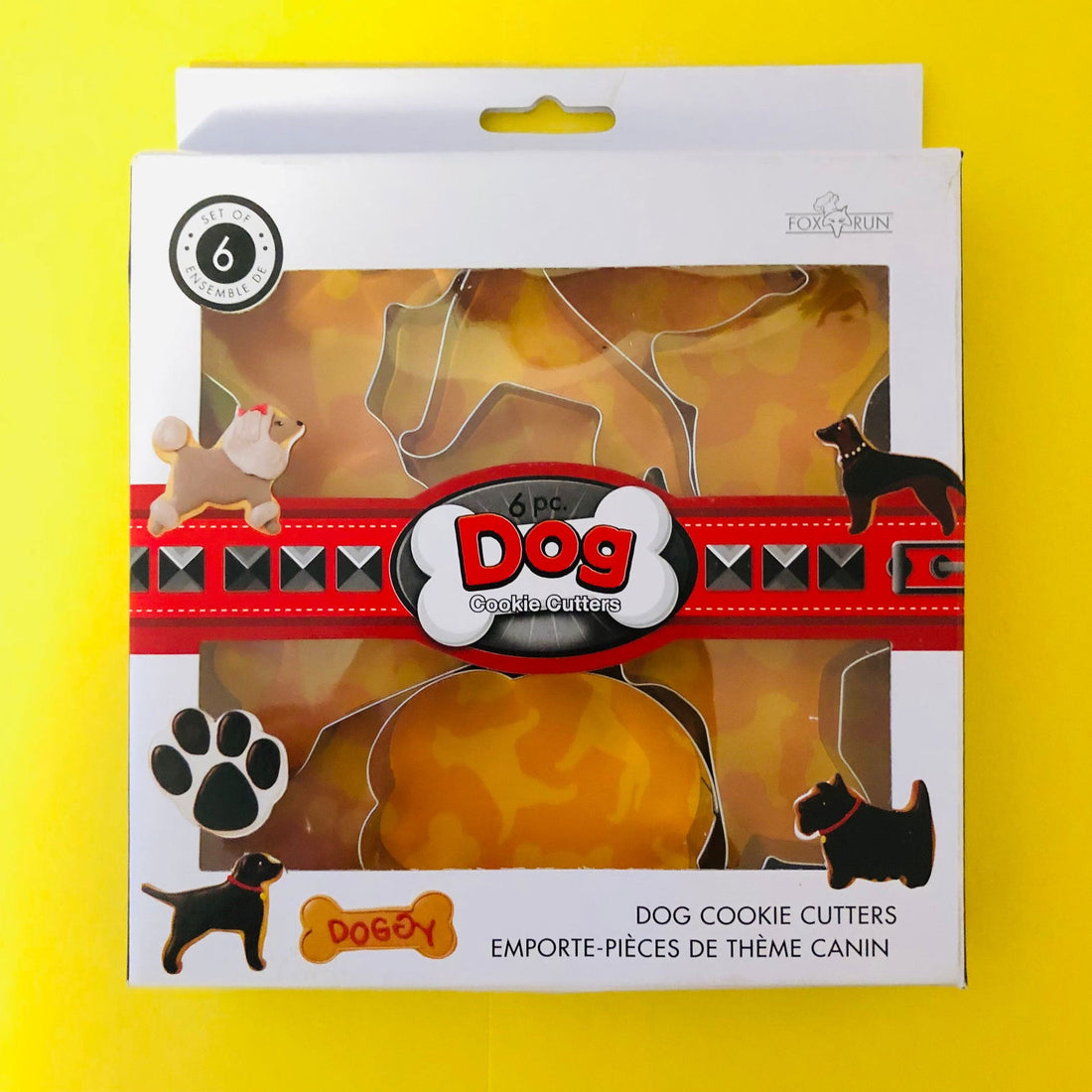 6-Piece Dog Cookie Cutter Set - The Baker's Life