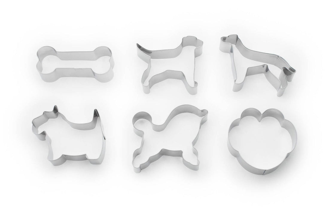 6-Piece Dog Cookie Cutter Set - The Baker's Life