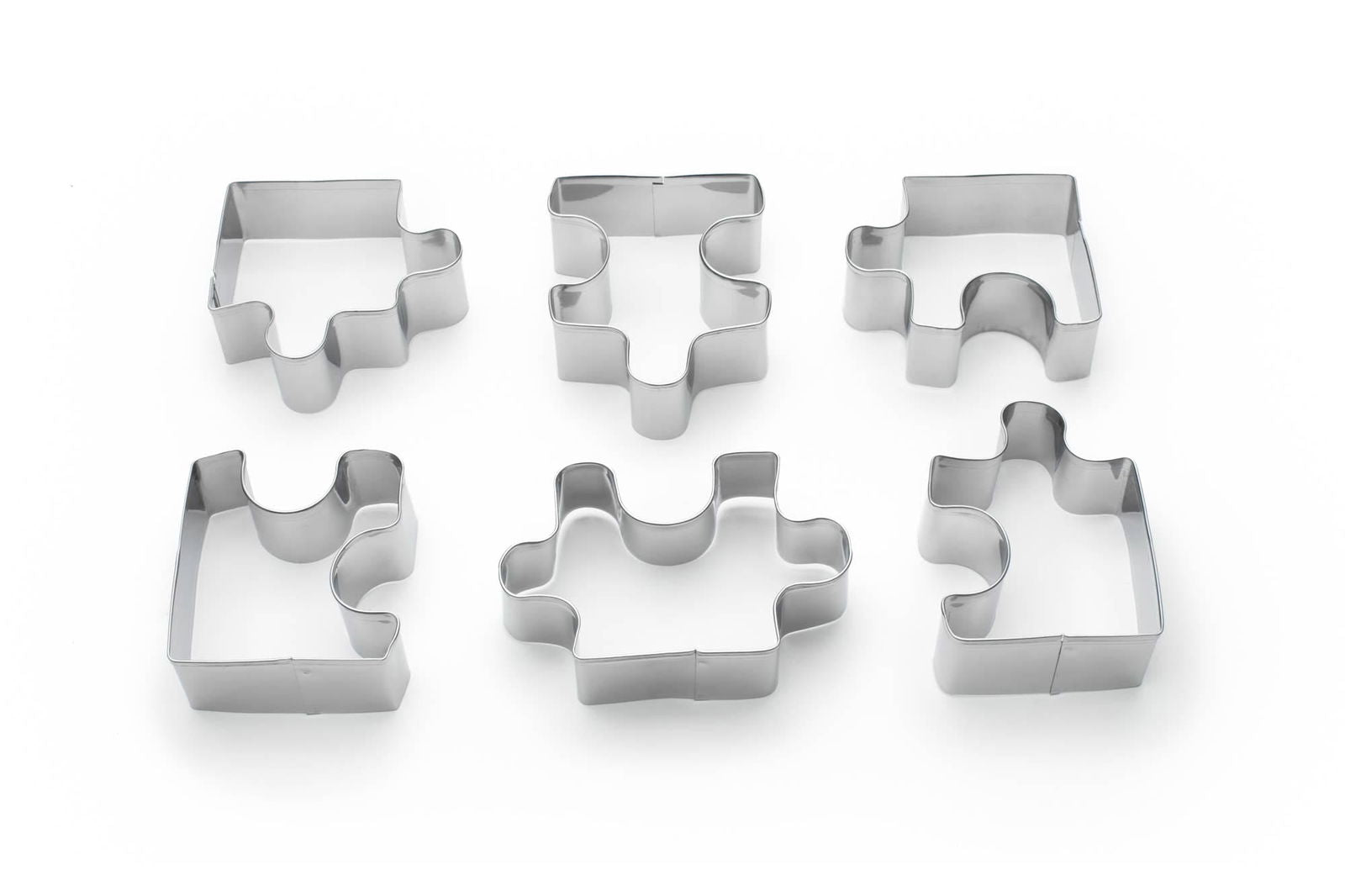 6-Piece Puzzle Piece Cookie Cutter Set - The Baker's Life