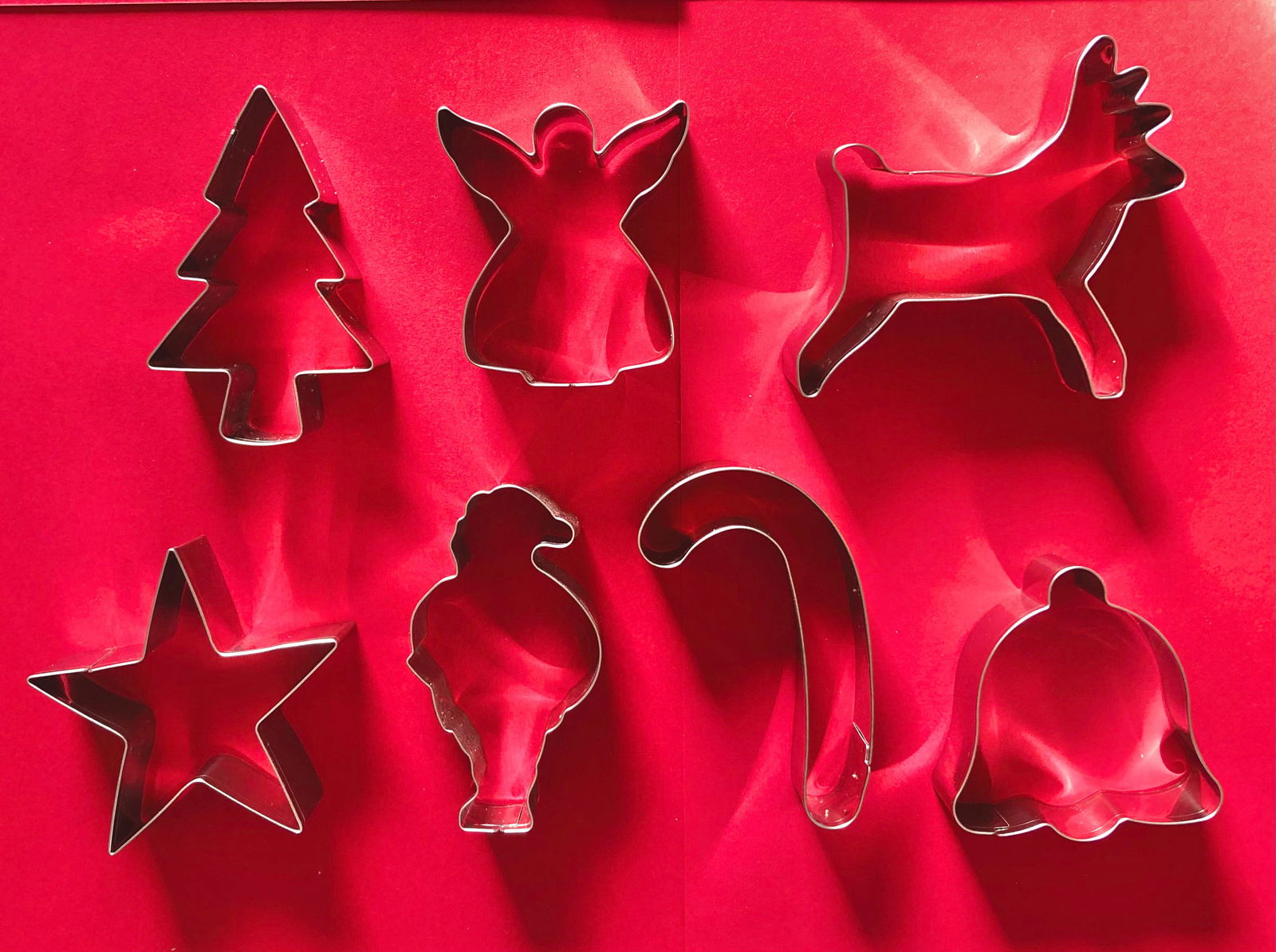 7 Piece Christmas Cookie Cutter Set - The Baker's Life