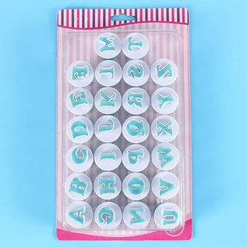 Alphanumeric Cookie Mold Baking Tool - The Baker's Life