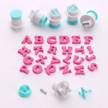 Alphanumeric Cookie Mold Baking Tool - The Baker's Life