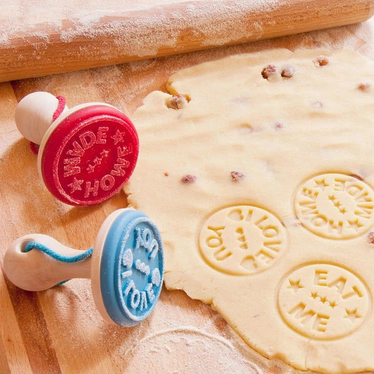 Blue - I Love You Cookie Stamp - The Baker's Life