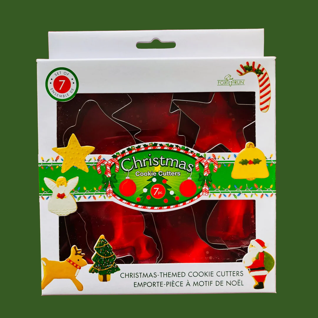 7 Piece Christmas Cookie Cutter Set