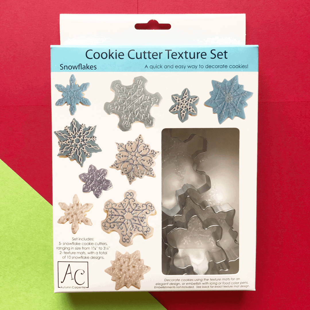 Cookie Cutter Texture Set - Snowflakes - The Baker's Life