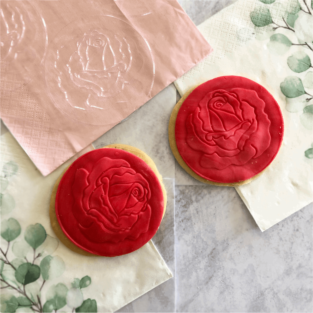 Cupcake and Cookie Texture Tops - Floral - The Baker's Life