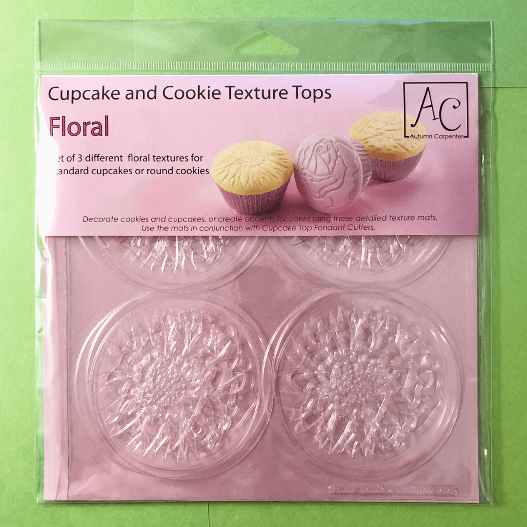 Cupcake and Cookie Texture Tops - Floral - The Baker's Life