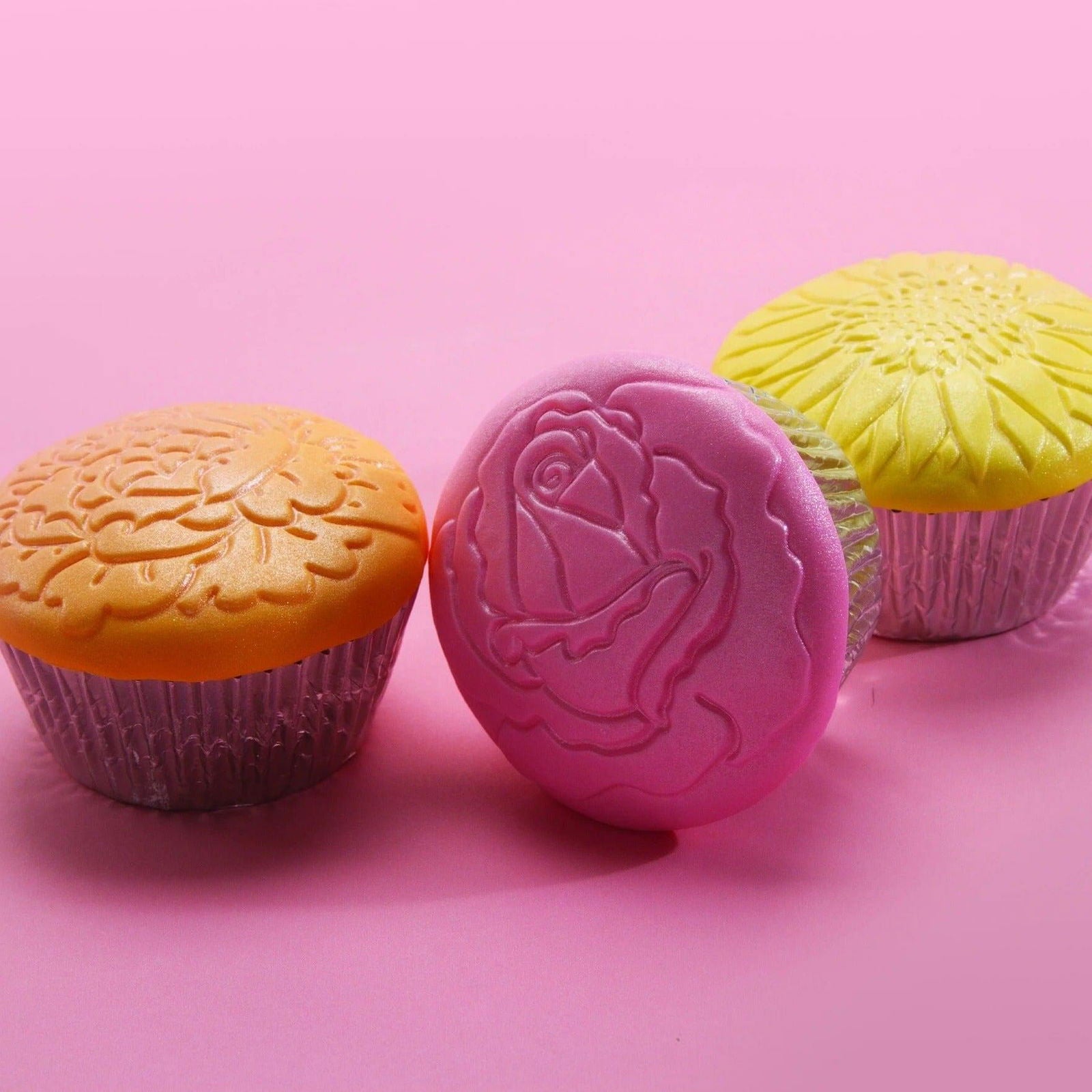 Cupcake and Cookie Texture Tops - Floral - The Baker's Life