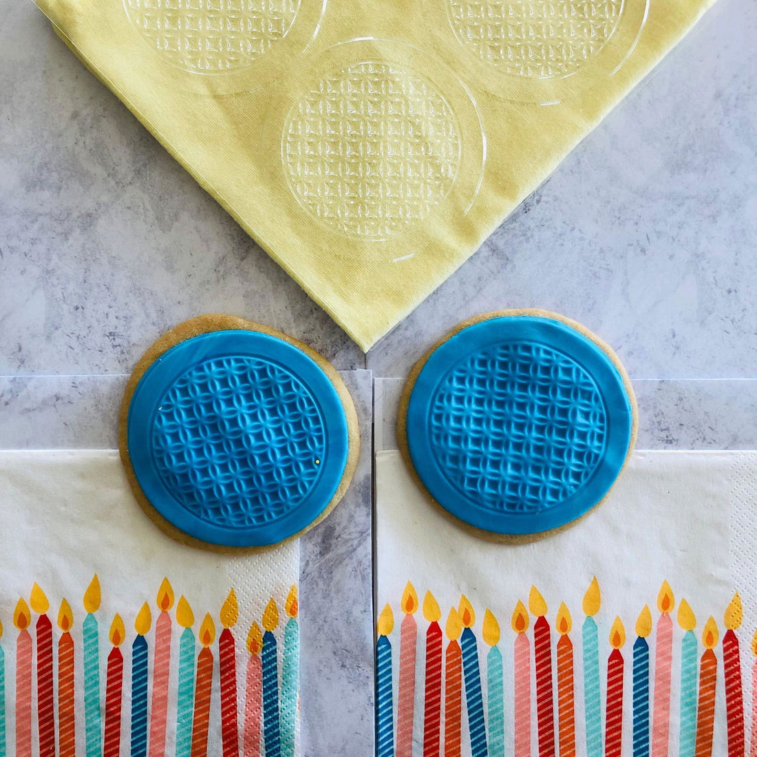 Cupcake and Cookie Texture Tops - Geometric - The Baker's Life