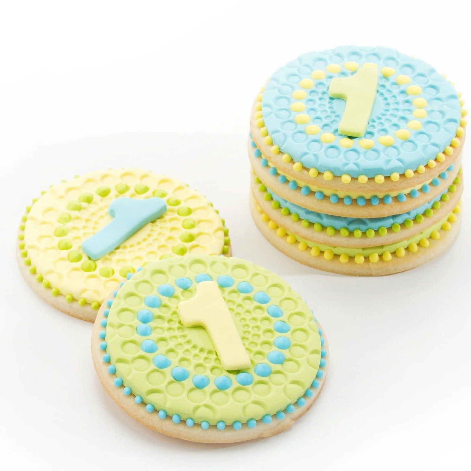 Cupcake and Cookie Texture Tops - Geometric - The Baker's Life