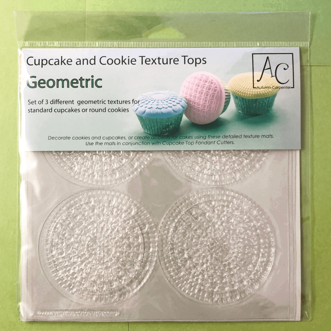 Cupcake and Cookie Texture Tops - Geometric - The Baker's Life