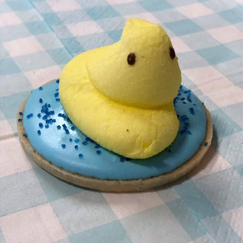 Easter Chick Cookies