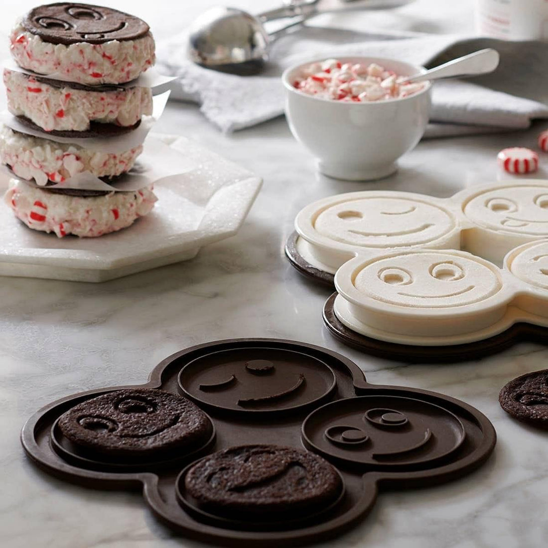 Emoji Face Ice Cream Sandwich Mold