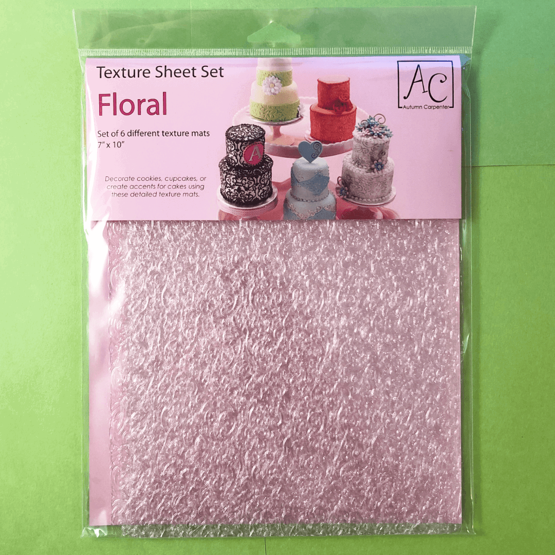 Floral Cookie & Cake Texture Sheet Set - The Baker's Life