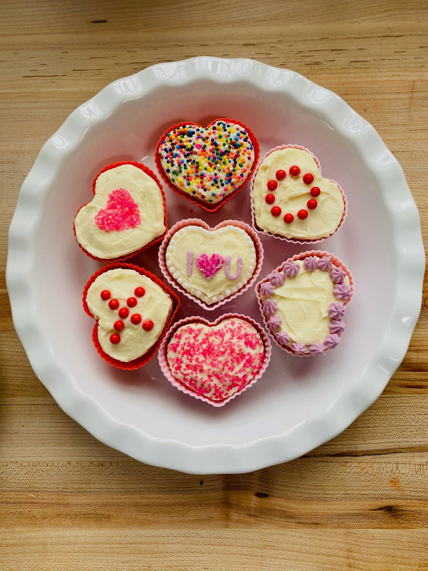 Heart Cupcake Liner Set - The Baker's Life