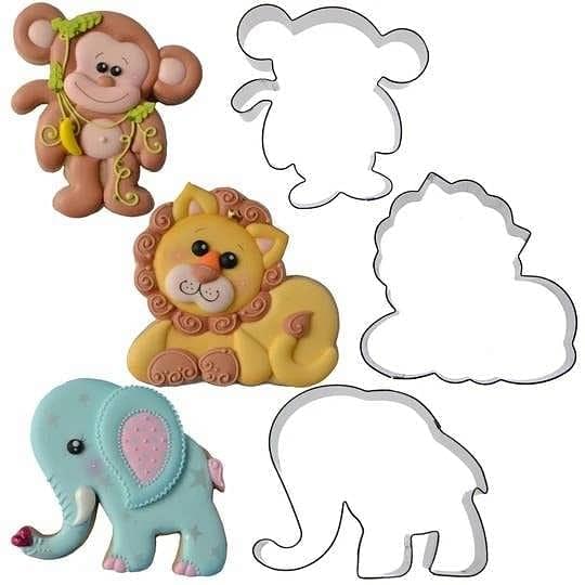 Jungle Cookie Cutter Set - The Baker's Life