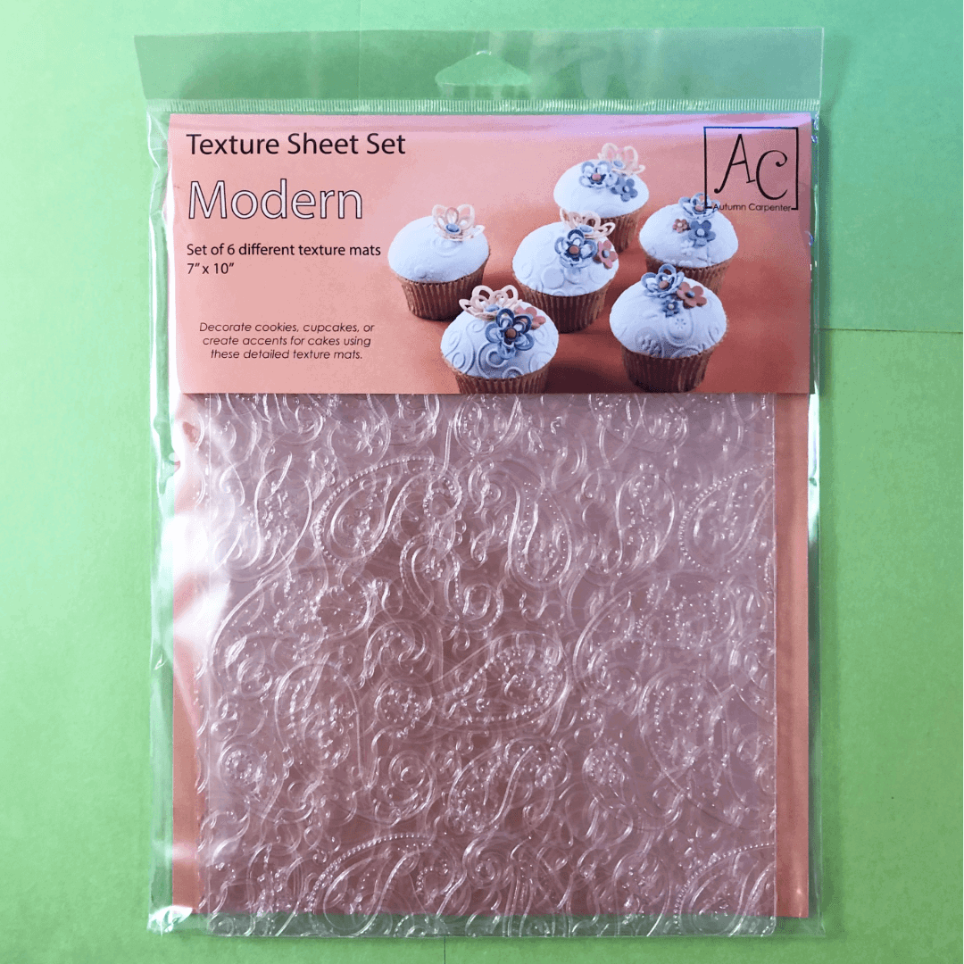 Modern Cookie & Cake Texture Sheet Set - The Baker's Life