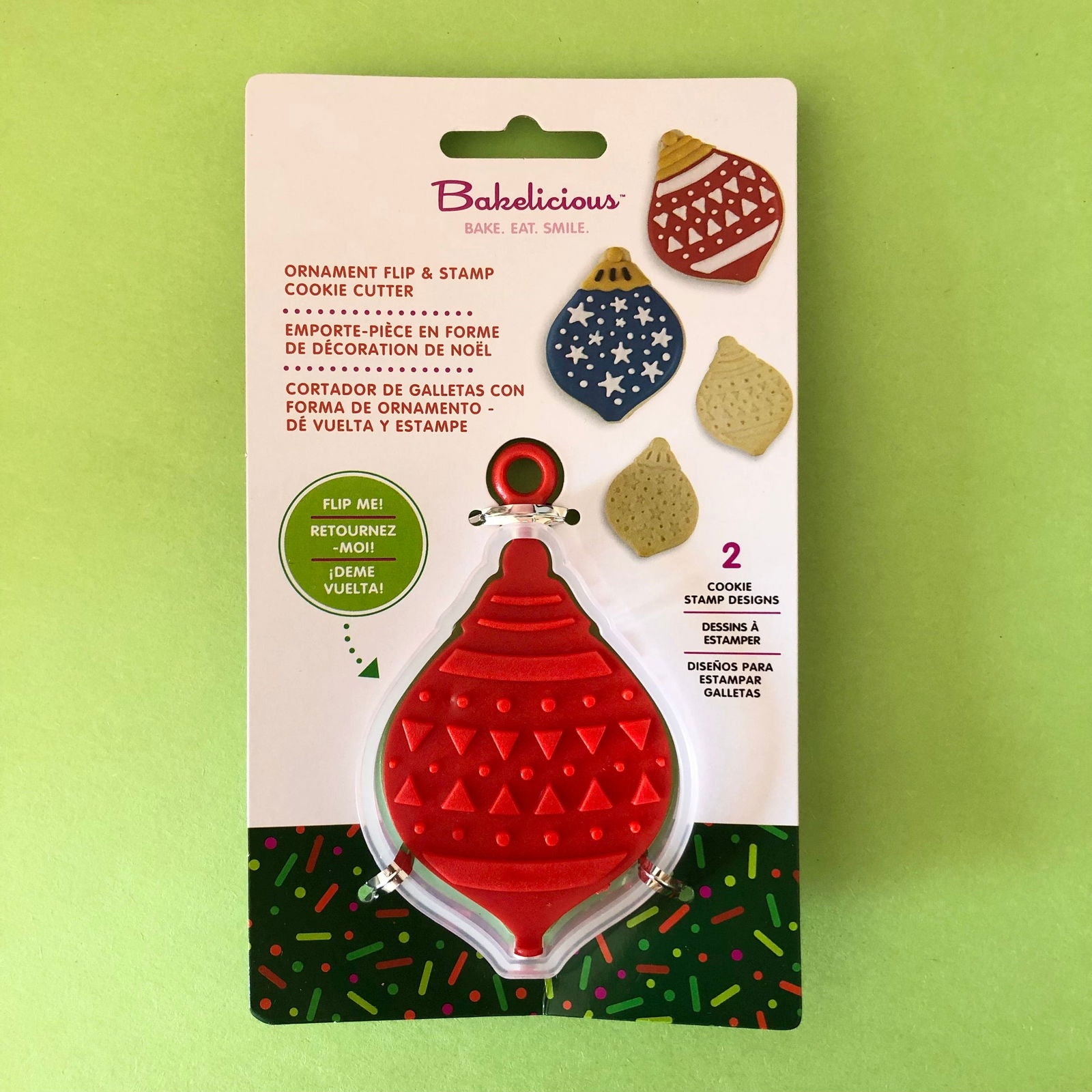 Ornament Flip & Stamp Cookie Cutter - The Baker's Life