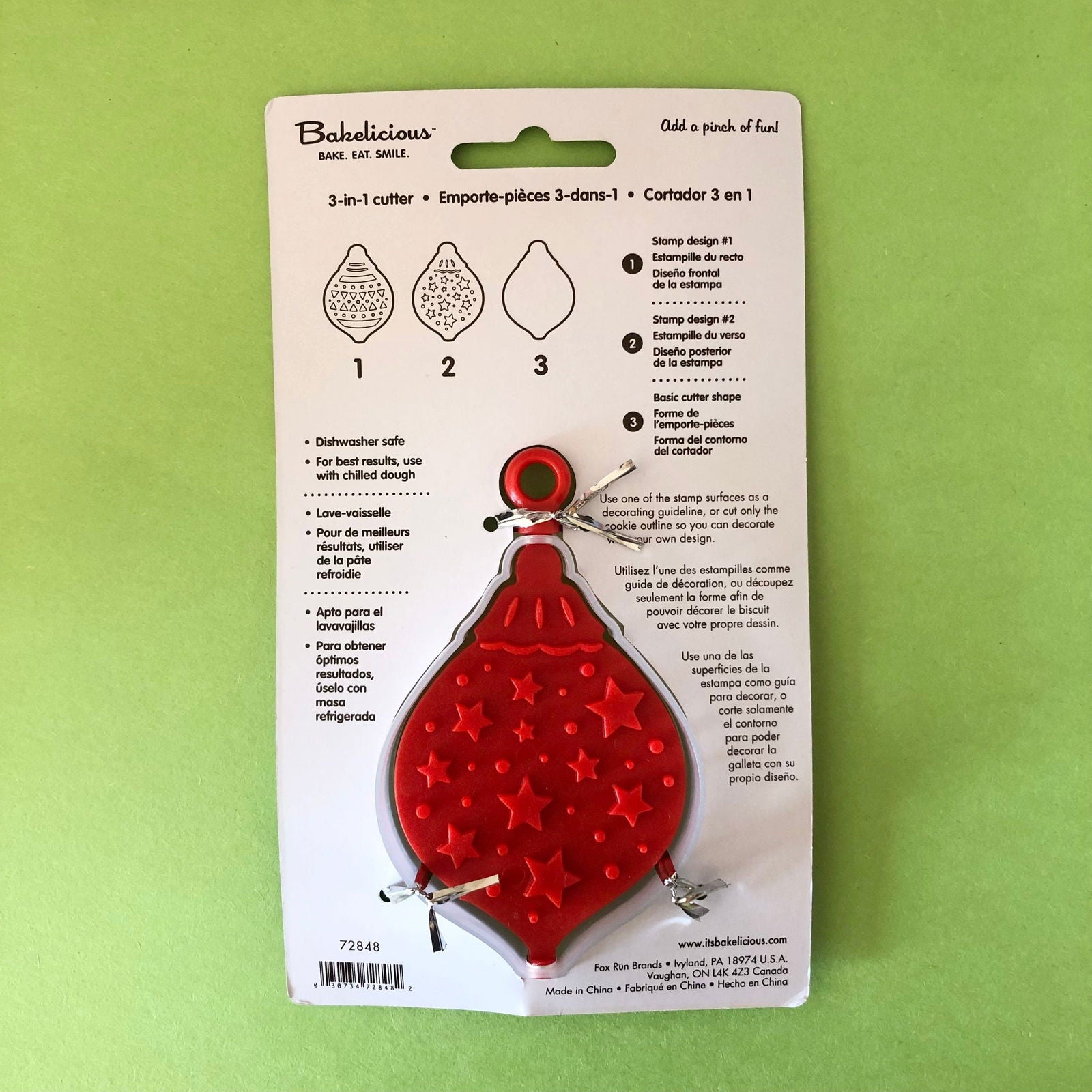 Ornament Flip & Stamp Cookie Cutter - The Baker's Life