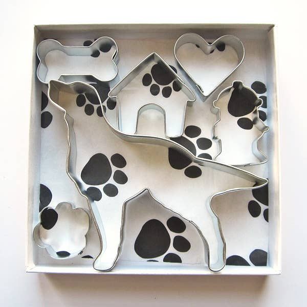 Six Piece Golden Retriever Cookie Cutter Set - The Baker's Life
