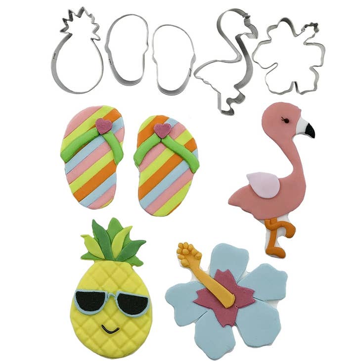 Tropical - Cupcake & Cookie Cutter Set - The Baker's Life
