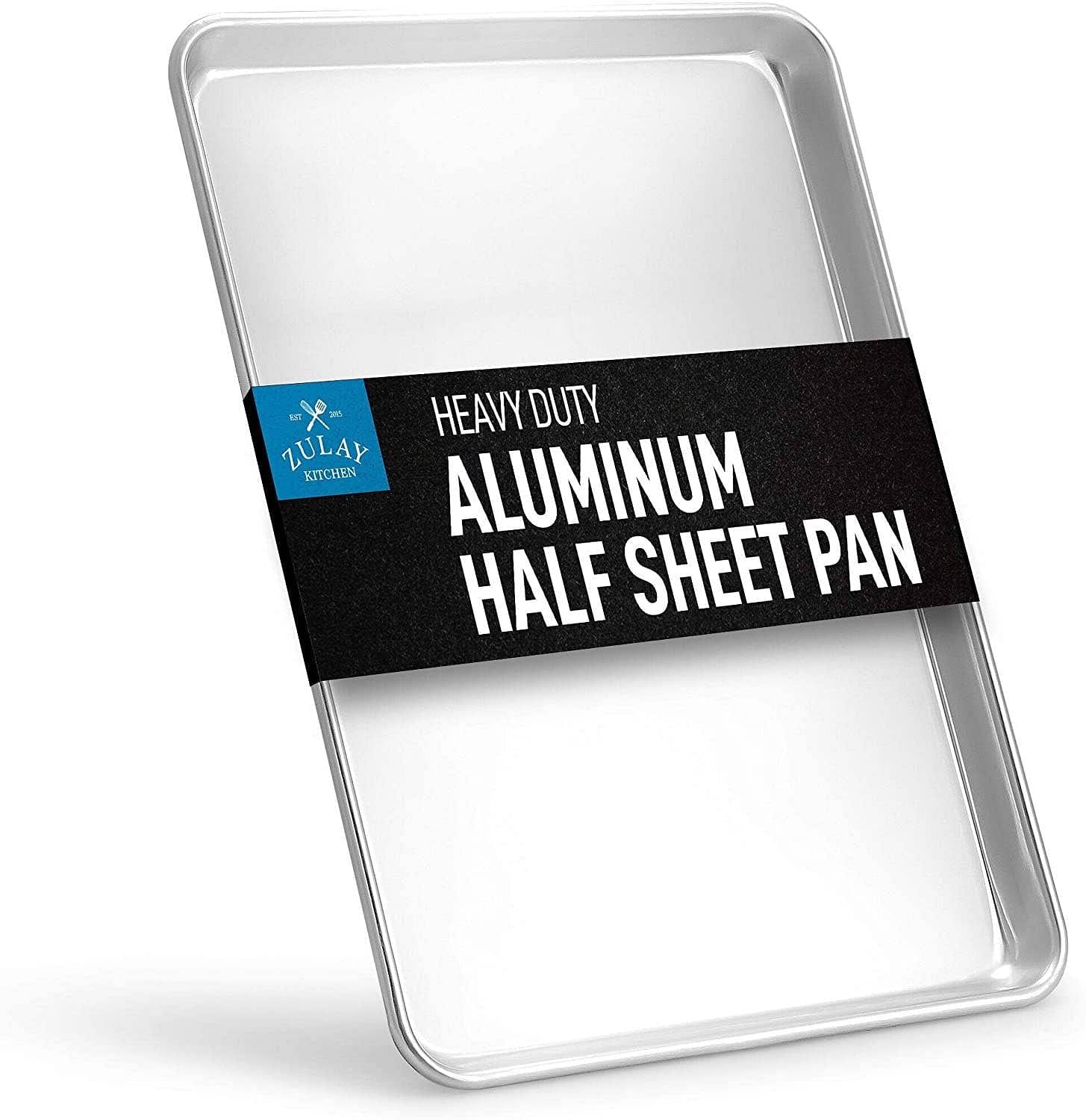 Zulay Large Aluminum Baking Pan - Half Sheet (13" x 18") - The Baker's Life