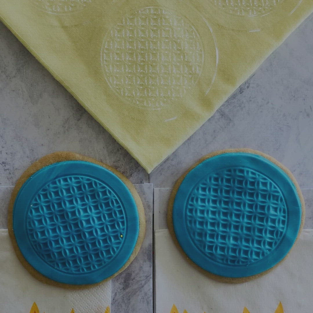Cupcake and Cookie Texture Tops - Geometric