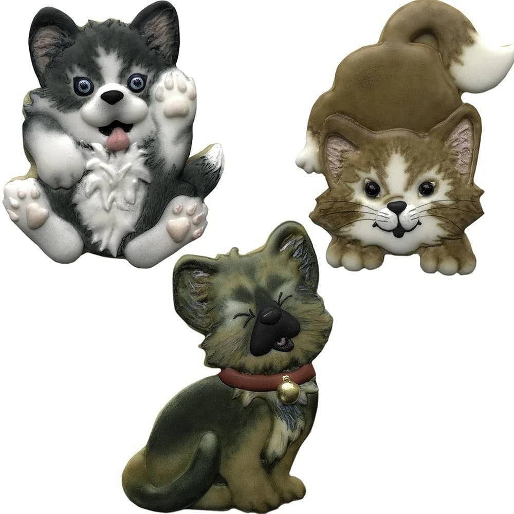 Palm Pets Puppy, Kitten or Fox Cookie Cutter Set